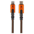 Кабель для зарядки і передачі даних Xtorm Xtreme USB-C to Lightning cable (1,5m) чорний Black/Orange