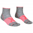 Жіночі шкарпетки Ortovox Alpinist Quarter Socks W сірий/рожевий grey blend