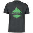 Pánské triko Marmot Mono Ridge Tee SS šedá Charcoal Heather