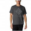 Чоловіча футболка Columbia Columbia Trek™ Logo Short Sleeve чорний