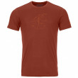 Чоловіча функціональна футболка Ortovox 120 Tec Lafatscher Topo T-Shirt помаранчевий