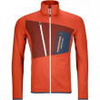 Чоловіча толстовка Ortovox Fleece Grid Jacket помаранчевий