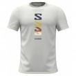 Чоловіча футболка Salomon Outlife Graphic Retro Type білий
