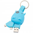 Munkees USB Klíčenka Smart Charger modrá Blue