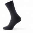 Шкарпетки Zulu Diplomat Merino чорний/сірий