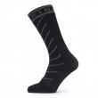 Nepromokavé ponožky Sealskinz WP Warm Weather Mid Hydrostop černá/šedá Black/Grey