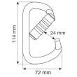 Карабін Camp Steel D Pro 3Lock