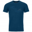 Чоловіча футболка Ortovox 185 Merino Tangram Logo Ts M синій