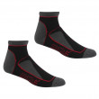 Жіночі шкарпетки Regatta LdySamarisTrailSk чорний/червоний