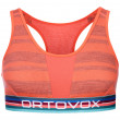 Спортивний бюстгальтер Ortovox 185 Rock'N'Wool Sport Top помаранчевий