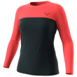 Жіноча функціональна футболка Dynafit Traverse S-Tech Longsleeve W чорний/червоний