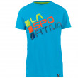 Pánské triko La Sportiva Square T-Shirt M modrá/zelená 614705 tropic blue/apple green