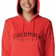 Жіноча толстовка Columbia Columbia Logo Hoodie червоний