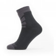 Nepromokavé ponožky Sealskinz WP Warm Weather Ankle černá/šedá Black/Grey