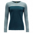 Жіноча функціональна футболка Devold Norang Woman Shirt сірий/синій