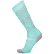 Dámské ponožky Mons Royale Lift Access Sock světle modrá Grey Marl / Peppermint