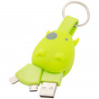 Munkees USB Klíčenka Smart Charger zelená Green