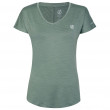Жіноча футболка Dare 2b Vigilant Tee зелений/сірий