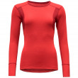 Dámské triko Devold Hiking Woman Shirt červená Chilli