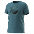 Чоловіча футболка Dynafit Artist Series Co T-Shirt M 2021 синій/жовтий