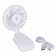 Вентилятор Bo-Camp Fan with clamp Mini білий
