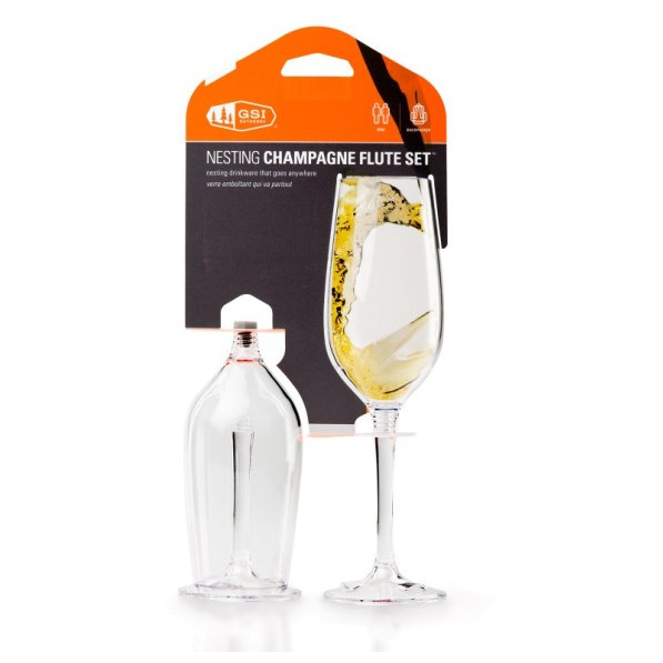 Стакан GSI Outdoors Nesting Champagne Flute Set | 4Camping.com.ua