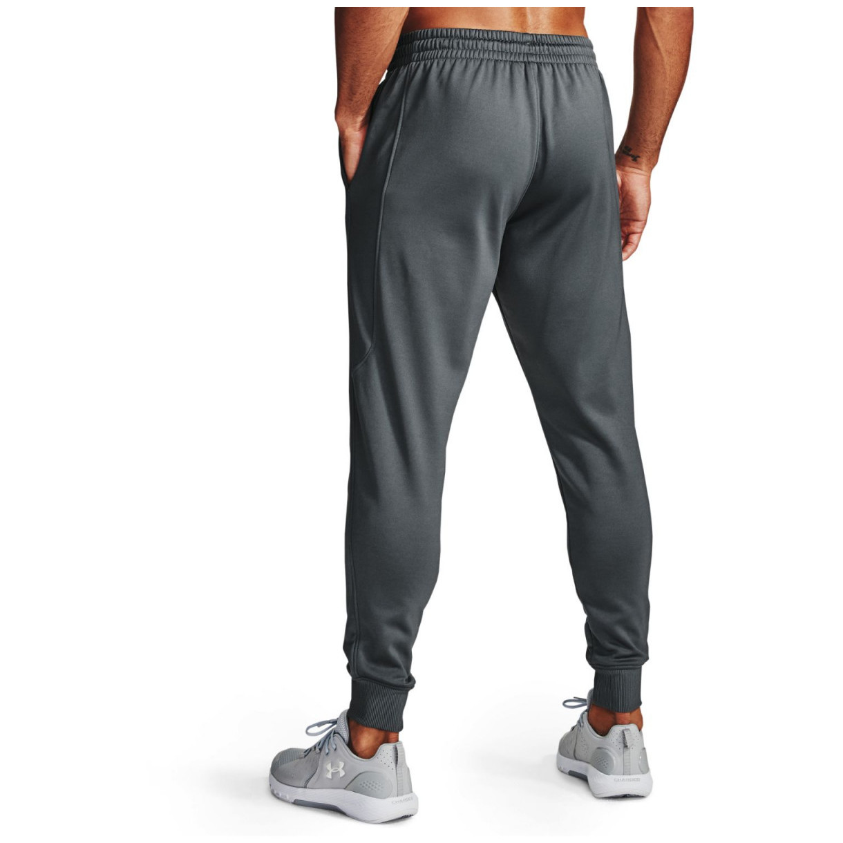 under armour fleece joggers grey