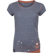 Жіноча футболка Chillaz Fancy Little Dot сірий/помаранчевий indigo blue stripes washed