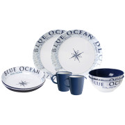 Набір посуду Brunner Set tête-à-tête Blue Ocean 8 pcs білий