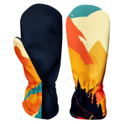 Дитячі софтшелові рукавички WAMU Mountain Bike помаранчевий