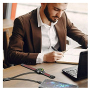 Кабель для зарядки і передачі даних Swissten Wireless magnetic charging cable 2in1 for Samsung Watch + USB-C 1,2 m