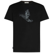 Чоловіча футболка Icebreaker Merino 150 Tech Lite Skiing Yeti чорний Black