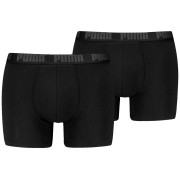 Чоловічі боксери Puma Everyday Basic Boxer 2P чорний black / black