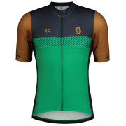 Чоловіча велофутболка Scott Jersey M's RC Team SS зелений/коричневий bread brown/amazon green