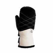 Жіночі гірськолижні рукавички Relax Frosen чорний/білий