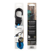 Джгут гумовий з гачками Nite Ize Slide Lock Carabiner Bungee 36" синій Modrá