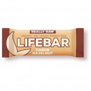Tyčinka Lifefood Lifebar karobová s oříšky BIO RAW 47 g