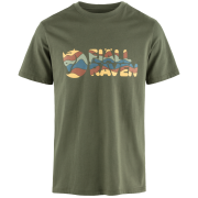 Чоловіча футболка Fjällräven Multicolor Logo T-shirt M зелений Laurel Green