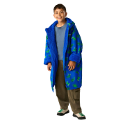 Дитяче водонепроникне пальто Regatta Junior Changing Robe Olymp Blue Dino