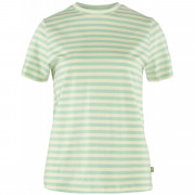 Жіноча футболка Fjällräven Striped T-shirt W синій/білий