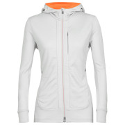 Жіноча функціональна толстовка Icebreaker Quantum III LS Zip Hoodie світло-сірий