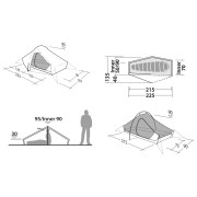 Туристичний намет Robens Chaser 1 LW
