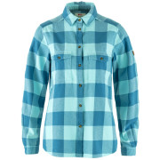 Жіноча сорочка Fjällräven Övik Heavy Flannel Shirt W синій Dawn Blue-Breeze Blue