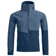 Чоловіча софтшелова куртка Ortovox Venet Softshell Hooded Jacket синій Light Nunatak