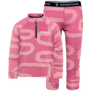 Дитяча функціональна білизна Didriksons Jadis Kids Pr Set 5 Path Heather Pink рожевий Path Heather Pink