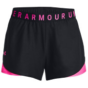 Жіночі шорти Under Armour Play Up Shorts 3.0 чорний/рожевий Black / Rebel Pink / Rebel Pink