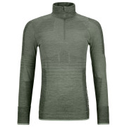 Жіноча функціональна футболка Ortovox 230 Competition Zip Neck W сірий arctic grey