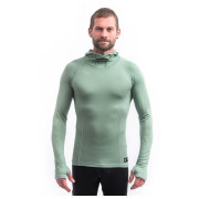 Чоловіча функціональна футболка Sensor Merino DF, довгий рукав із капюшоном