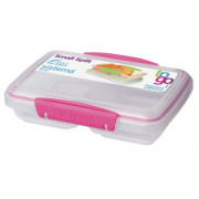 Svačinový box Sistema Small Split Accents 350ml růžová