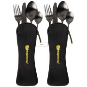 Столовий прибор Ridge Monkey DLX Cutlery Set Twin Pack